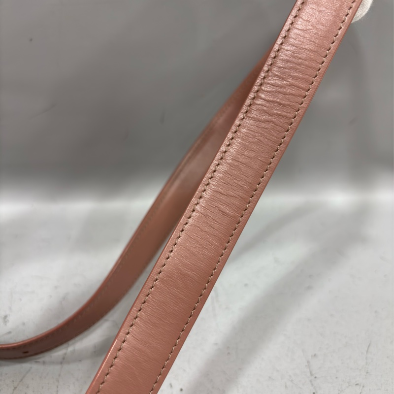 CELINE 187363 TRIOMPHE Box LOGO 乾燥玫瑰色牛皮 金釦凱旋門 肩背包斜背包-51