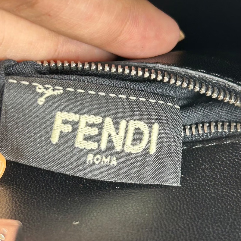 Fendi Peekaboo 蘭花繡花斜跨包 限量款-3