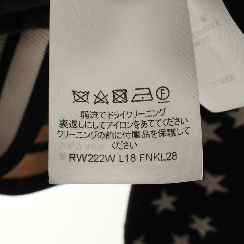 路易威登針織衫 RW222W L18 FNKL28 真絲黑色米色二手女款 XS-4