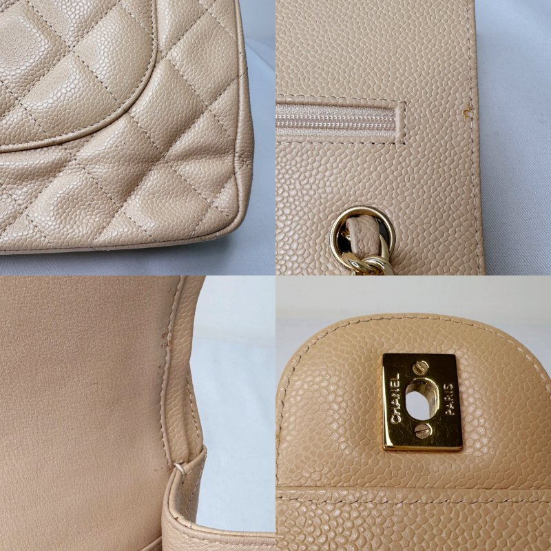 CHANEL 荔枝皮Jumbo 30鏈帶包-9