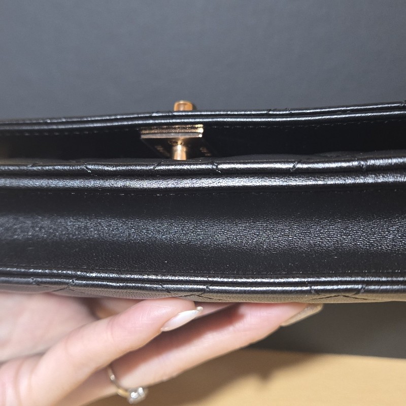 CHANEL Trendy cc金牌玫瑰金鏈 斜背包 肩包-4