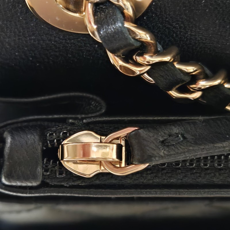 CHANEL Trendy cc金牌玫瑰金鏈 斜背包 肩包-11