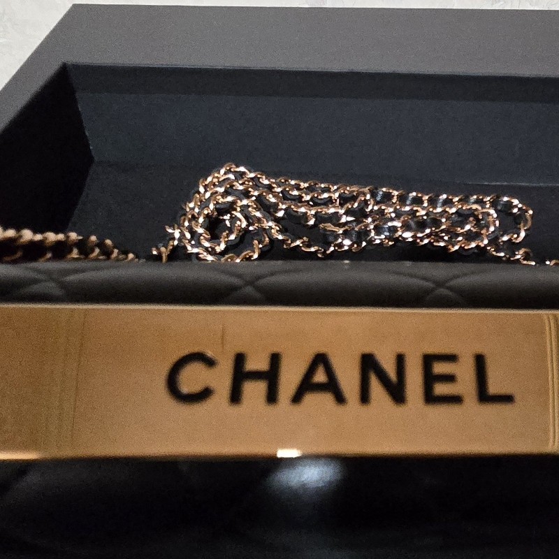 CHANEL Trendy cc金牌玫瑰金鏈 斜背包 肩包-12