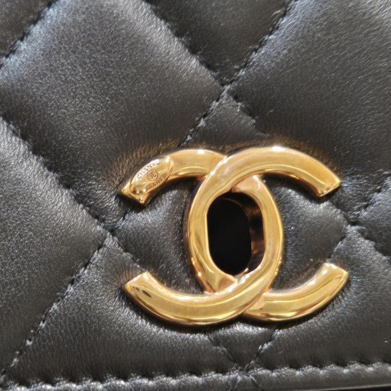 CHANEL Trendy cc金牌玫瑰金鏈 斜背包 肩包-13