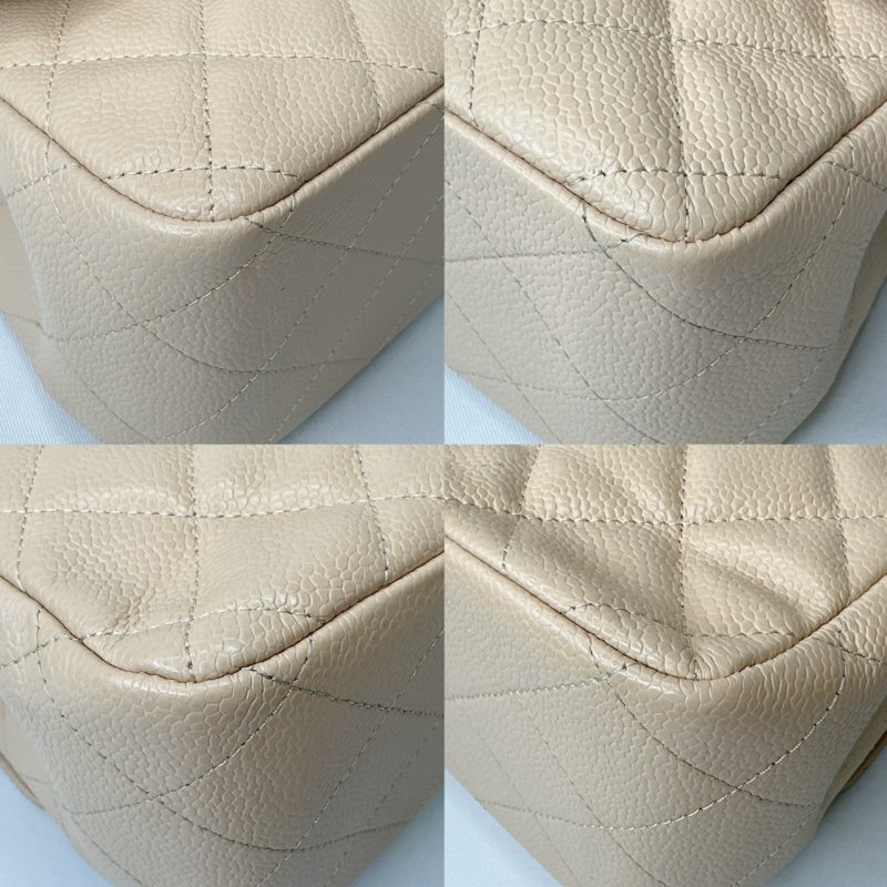 CHANEL 荔枝皮Jumbo 30鏈帶包-13