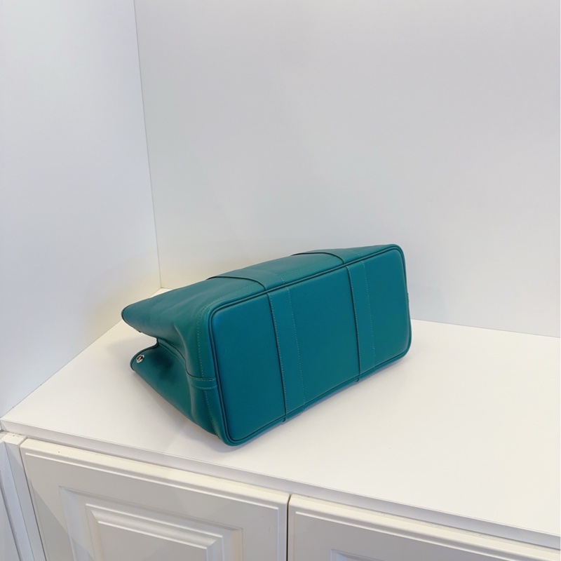 【98新🆕】Hermes garden party孔雀綠 GP36 花園包 手提包-2