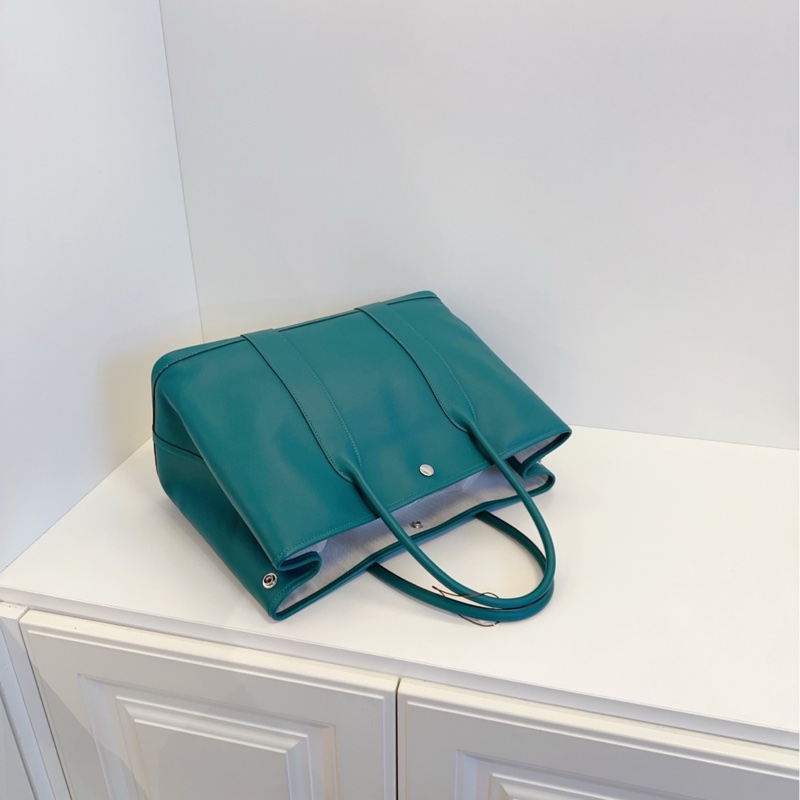 【98新🆕】Hermes garden party孔雀綠 GP36 花園包 手提包-4