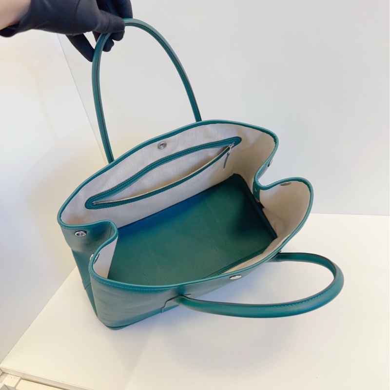 【98新🆕】Hermes garden party孔雀綠 GP36 花園包 手提包-6