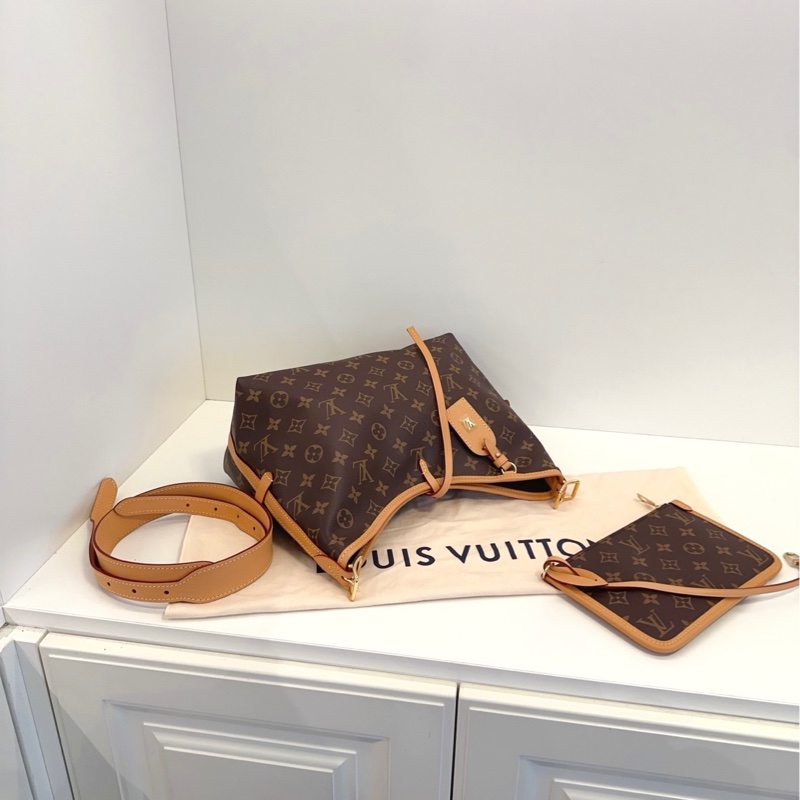 【98新🆕】LV 老花Carryall pm小號手提包 斜挎包 單肩包-3