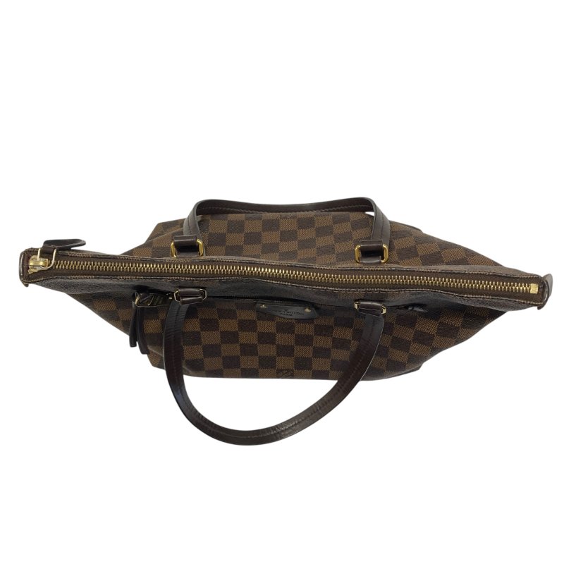 LOUIS VUITTON 路易威登 N41012 Ebene Iena PM PVC帆布 托特包 棕色棋盤格-5