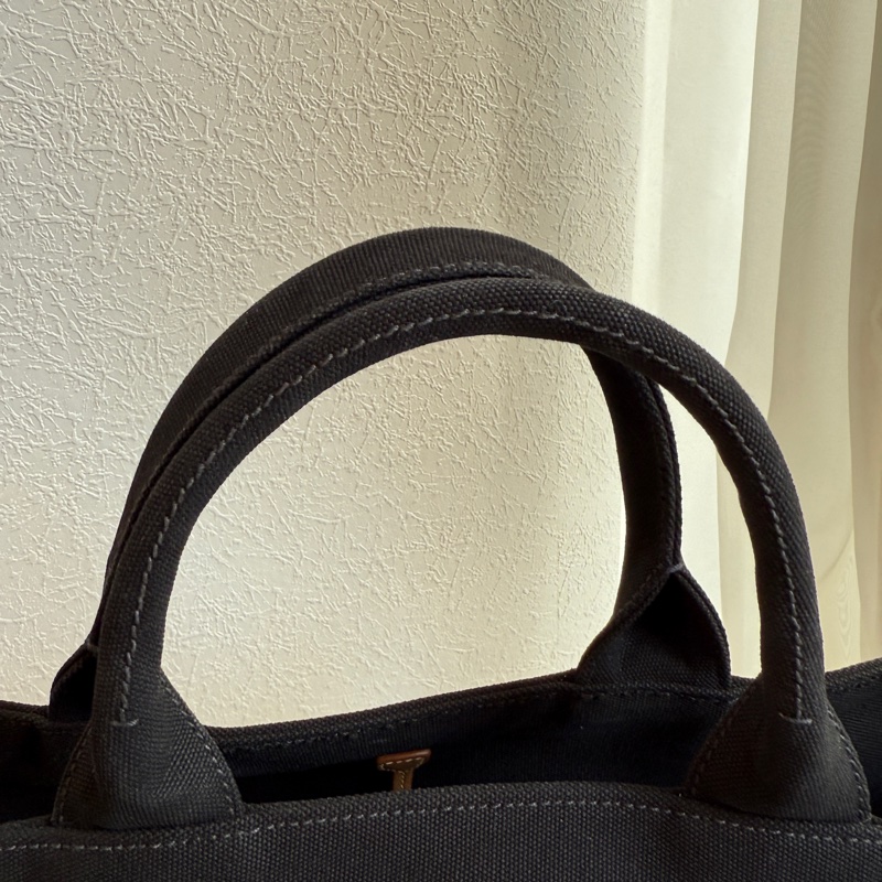 Prada手提帆布包💕💕💕💕兩用 送小包 還有背帶斜背 最殺價格-13