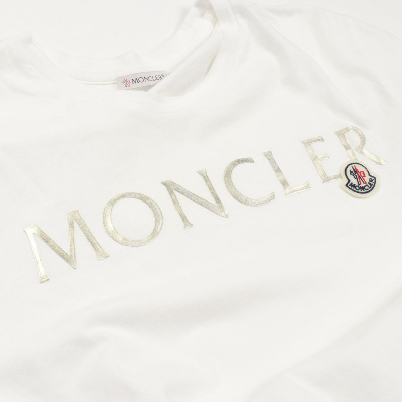 MONCLER Logo T卹 純棉 白色 #L 二手 女款-9