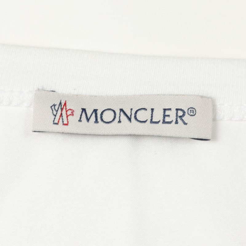 MONCLER SUPEER T卹，純棉，白色，二手，男女通用-2