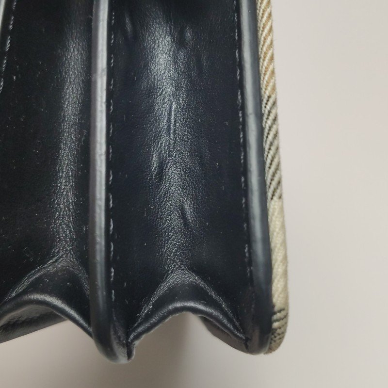 Burberry Buckle牛皮帆布格紋搭扣斜挎包單肩包-23