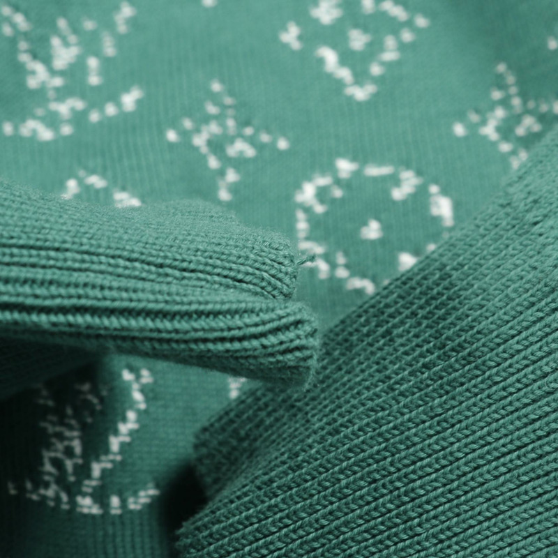 路易威登漸層針織衫 M 碼 RM232Q USO HKN44W 棉質 綠色-5