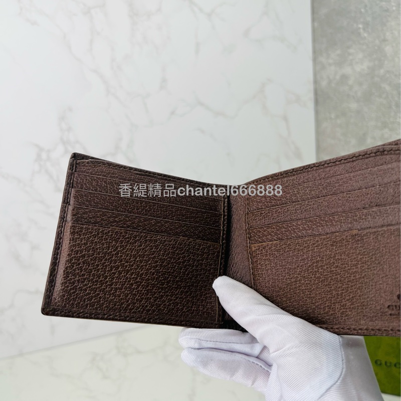 💗香緹國際精品💗 Gucci | 對開短夾 全配 台灣購證-4