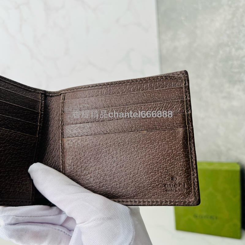 💗香緹國際精品💗 Gucci | 對開短夾 全配 台灣購證-5