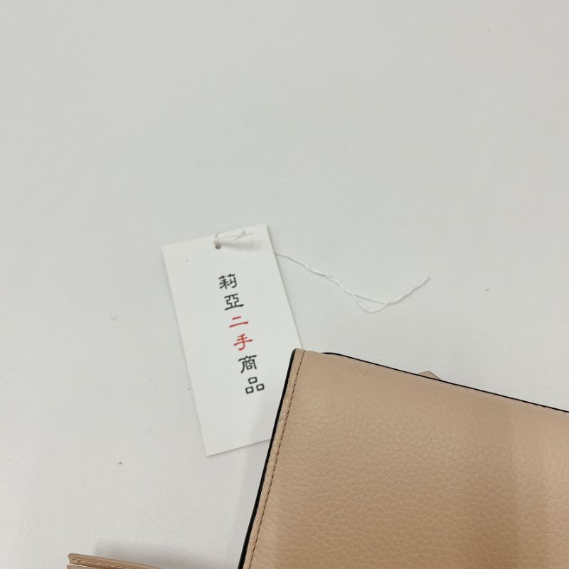 莉亞精品♡Chloe 粉膚色長夾 九新美品-13