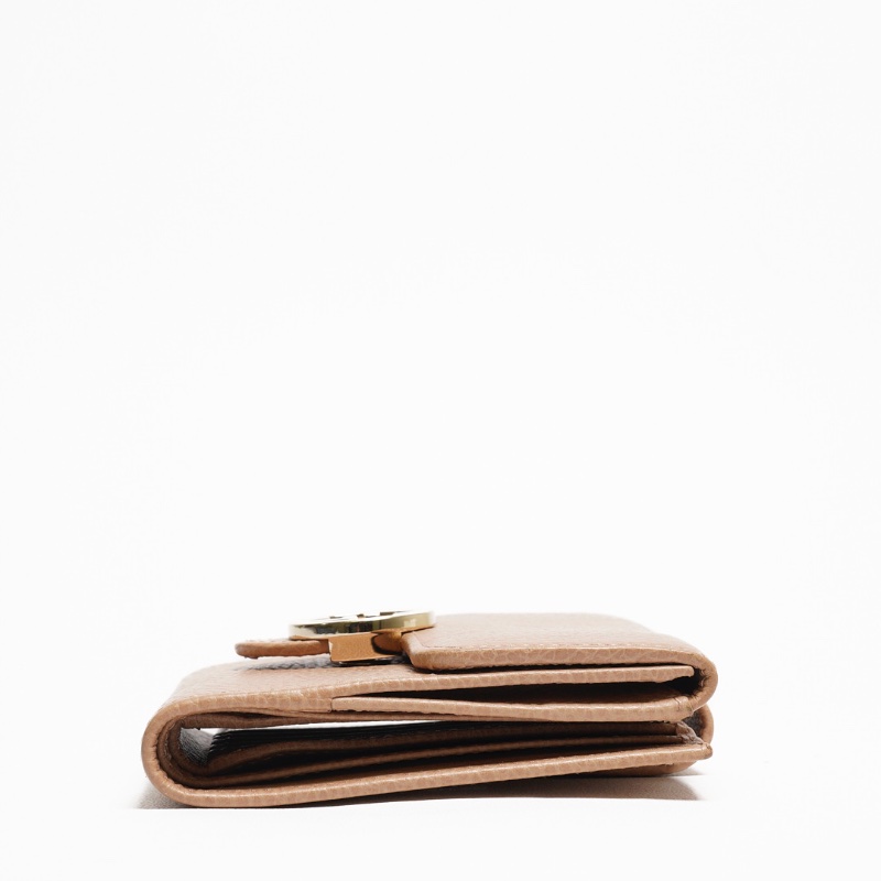 Gucci 風琴小短夾（奶茶色）-2