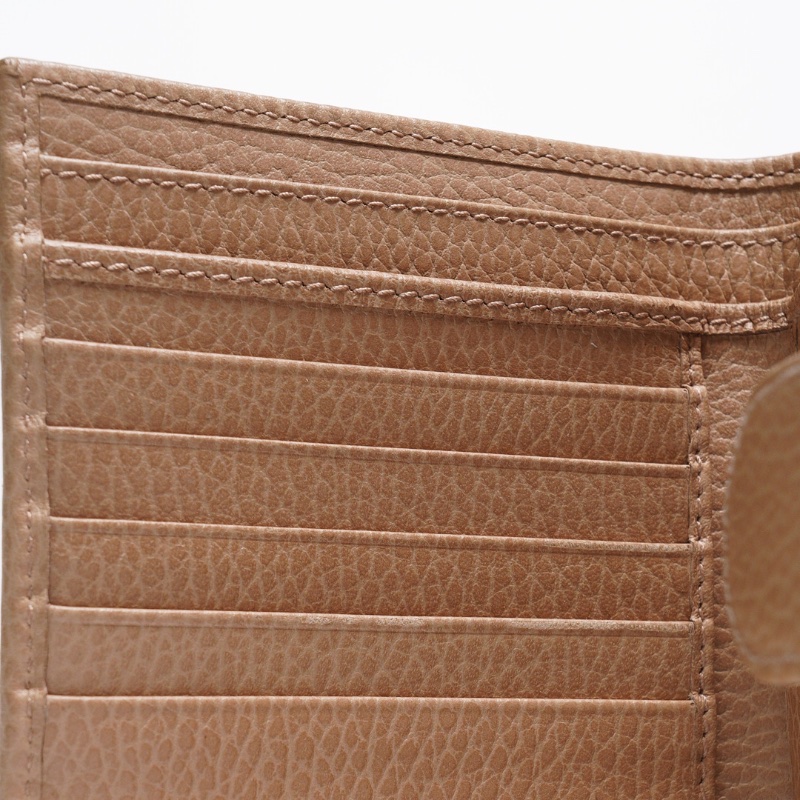 Gucci 風琴小短夾（奶茶色）-7