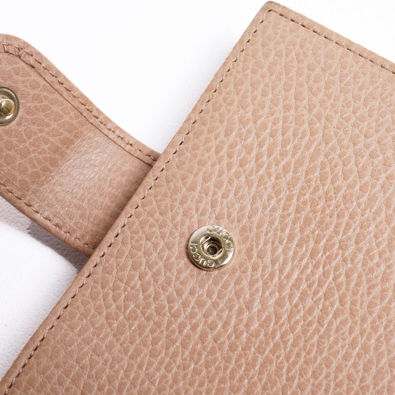 Gucci 風琴小短夾（奶茶色）-8