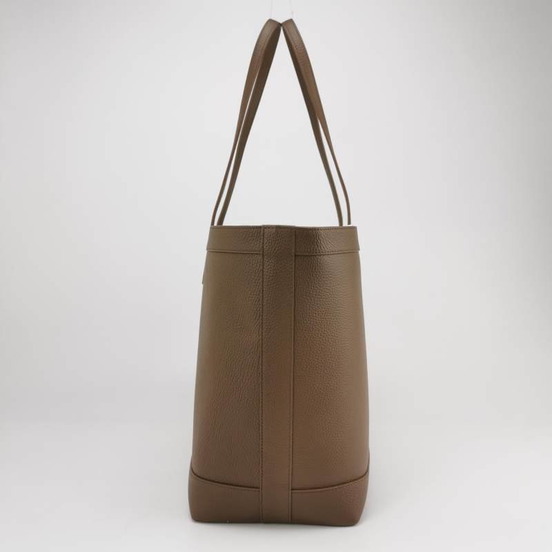 Burberry 牛皮纯色字母Logo托特包单肩包-3