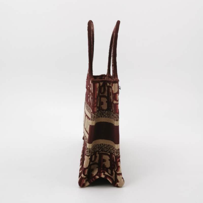 Dior Book Tote迷你帆布Oblique老花字母logo手提包-2