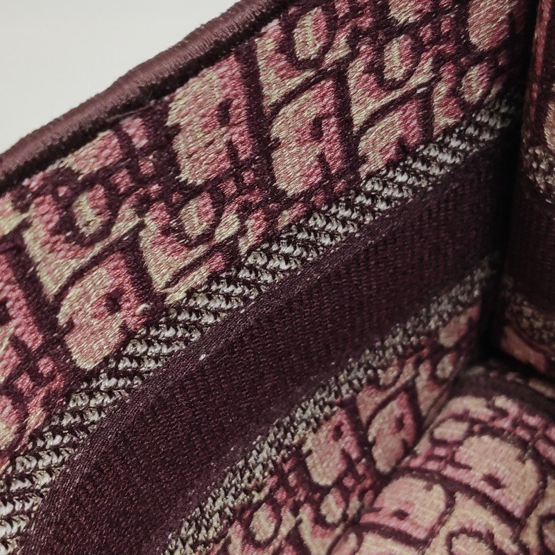 Dior Book Tote迷你帆布Oblique老花字母logo手提包-9