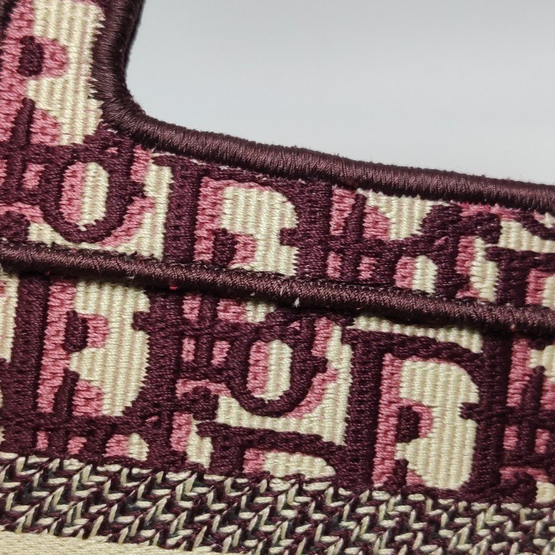 Dior Book Tote迷你帆布Oblique老花字母logo手提包-11