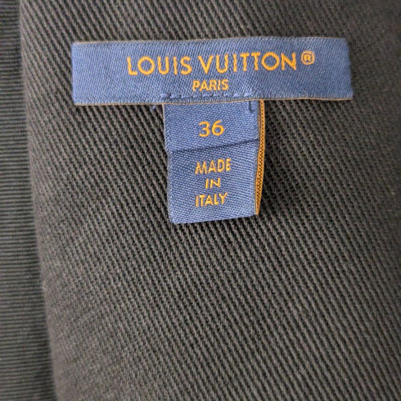 莉亞精品♡LV 黑白拼接魚尾裙 尺碼36 近新美衣-11