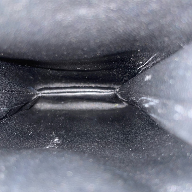 （年末降價衝評價檔期後回調168000） CHANEL Caviar Leather 荔枝皮 黑金小包/手機包-14