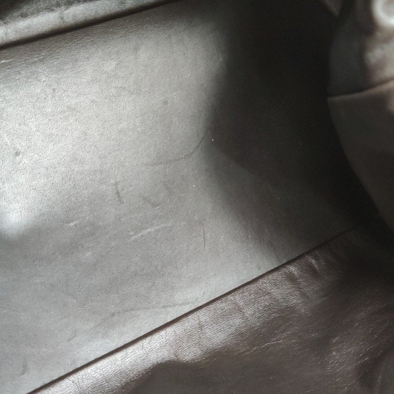 Louis Vuitton (LV) Trompe L'Oeil L'ngenieux 鱷魚皮絨布植鞣革拼色老花中古手提包-10