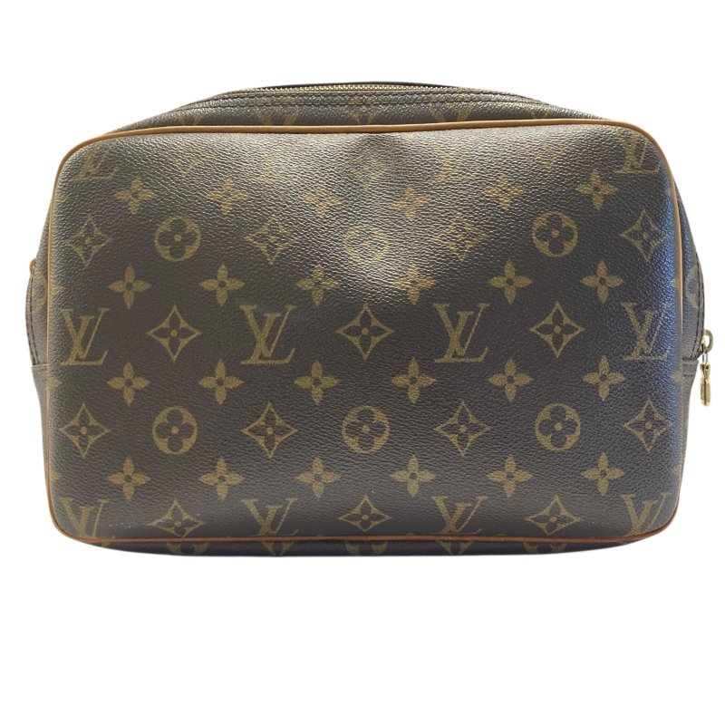 LOUIS VUITTON 路易威登 M45254 Reporter PM PVC帆布 肩背包 棕色老花-1