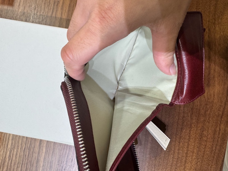 【LOEWE 羅威】Puzzle Compact Zip 拉鍊短夾 紅色-8