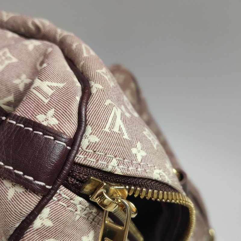 Louis Vuitton (LV) Speedy 30 牛皮帆布丹宁老花波士顿包斜挎包单肩包-13