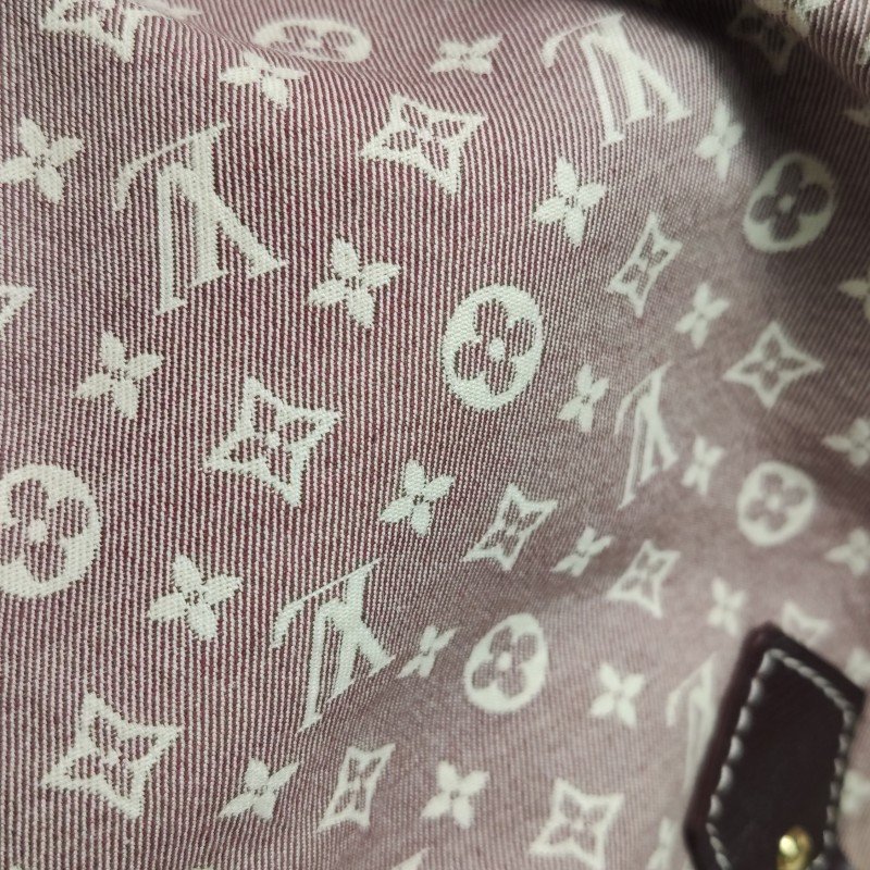 Louis Vuitton (LV) Speedy 30 牛皮帆布丹宁老花波士顿包斜挎包单肩包-14