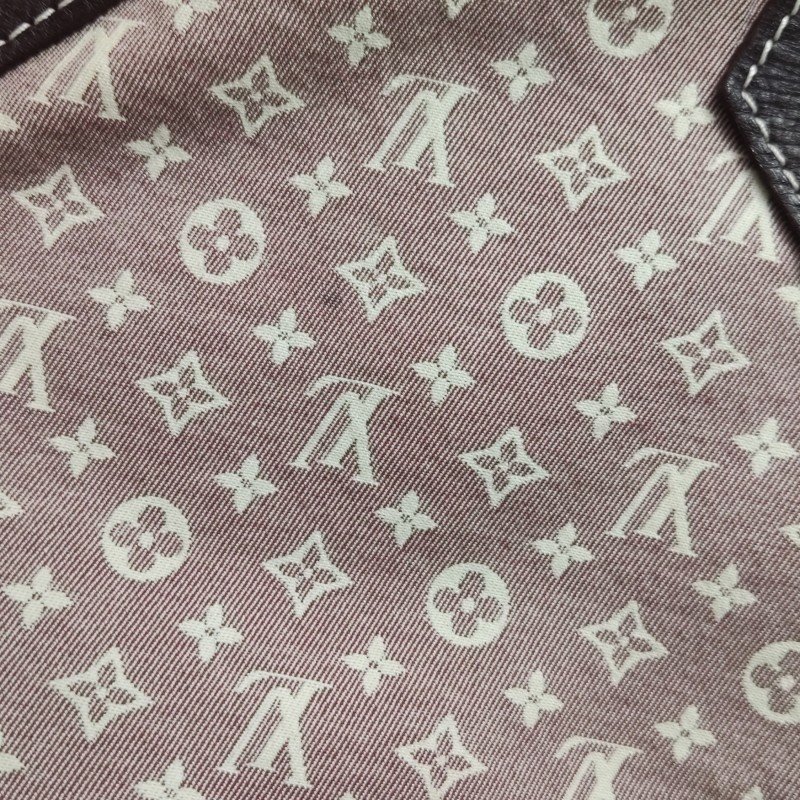 Louis Vuitton (LV) Speedy 30 牛皮帆布丹宁老花波士顿包斜挎包单肩包-15
