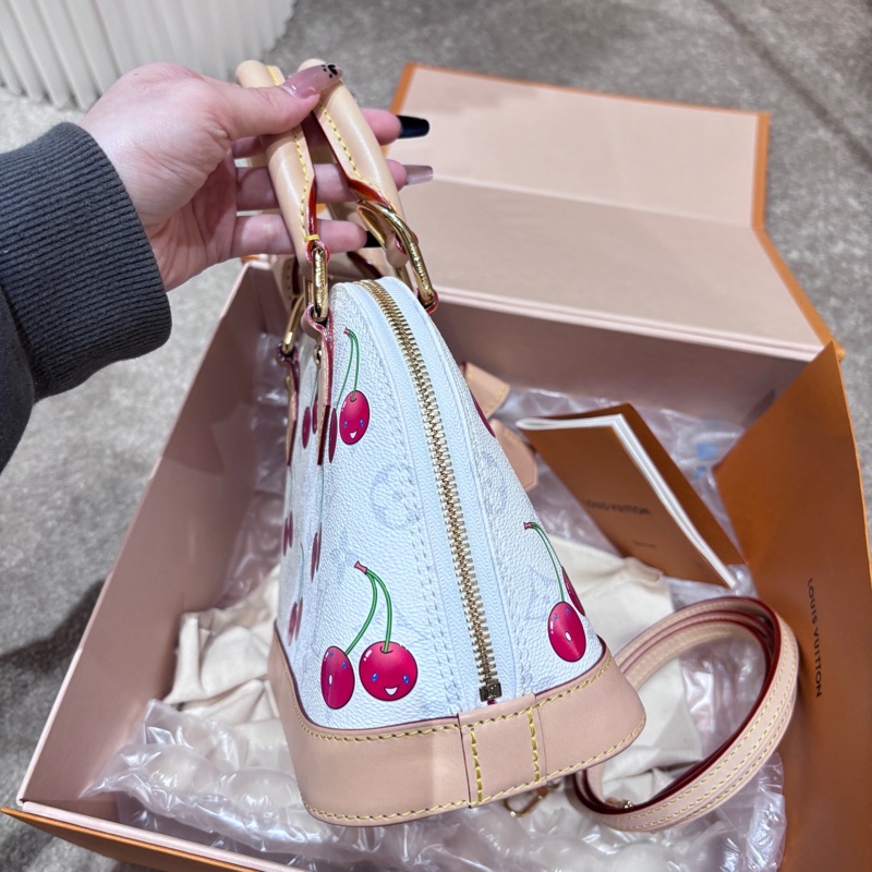 LV x 村上隆聯名限定款 貝殼bb 櫻桃-2