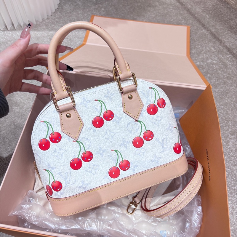 LV x 村上隆聯名限定款 貝殼bb 櫻桃-3