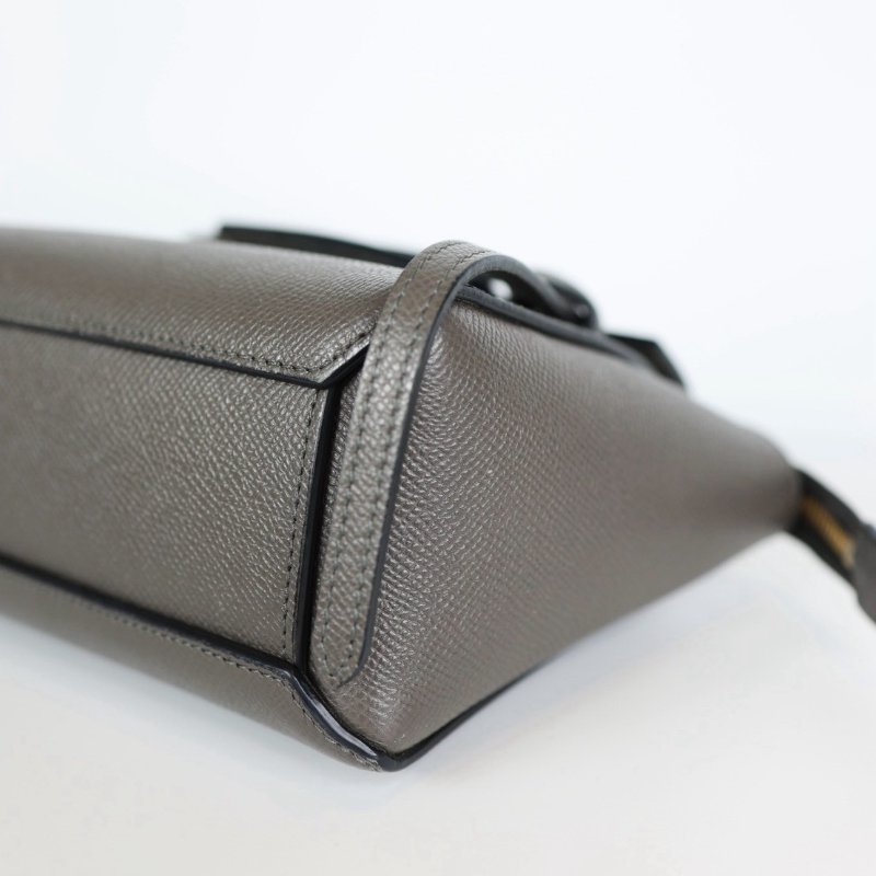 二手Celine Belt Pico 質感灰-11