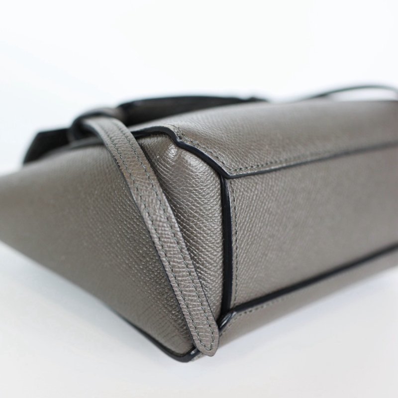 二手Celine Belt Pico 質感灰-12