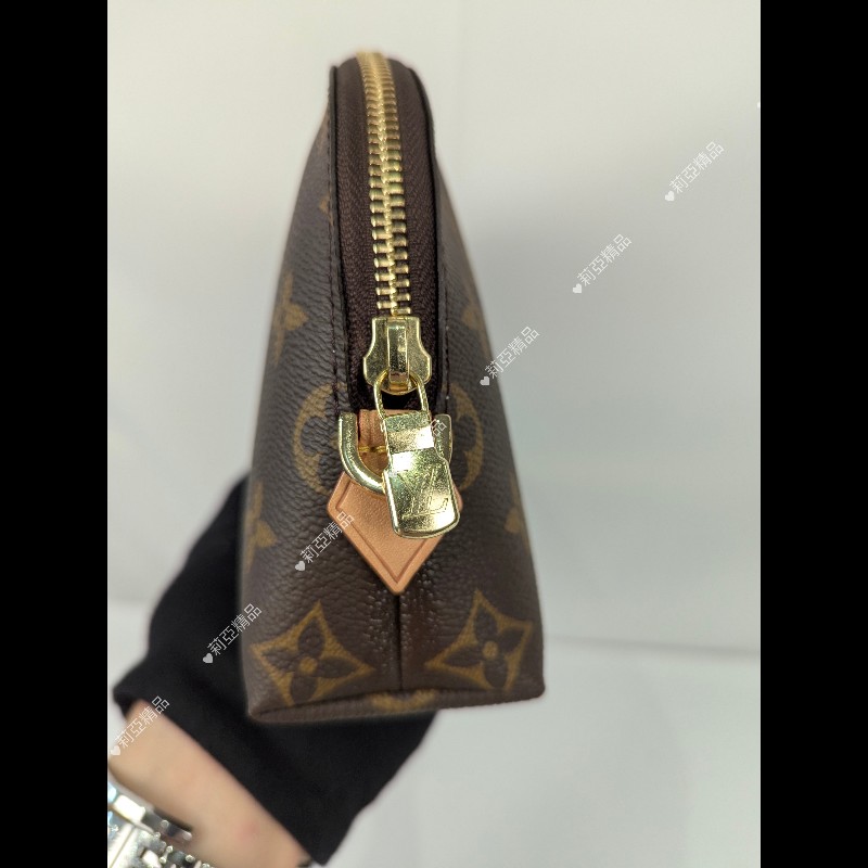 莉亞精品♡LV 經典老花貝殼包 近新美包-8