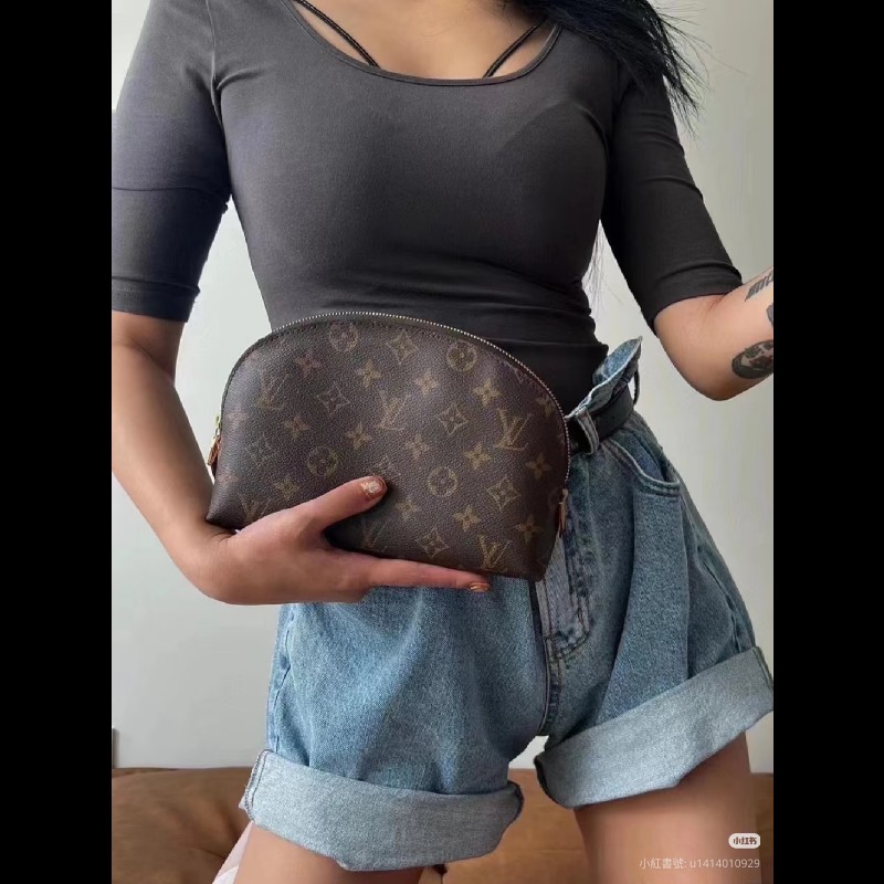 莉亞精品♡LV 經典老花貝殼包 近新美包-12