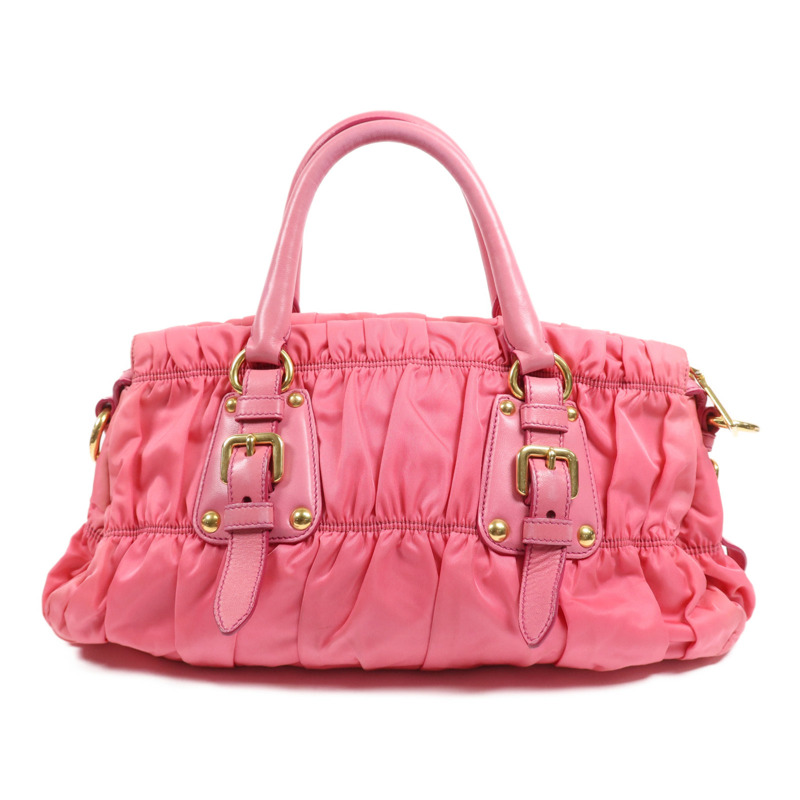 PRADA 尼龍2 Way Shoulder Bag金扣手挽肩背兩用袋-1