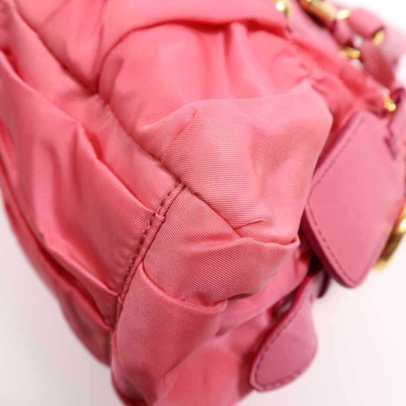 PRADA 尼龍2 Way Shoulder Bag金扣手挽肩背兩用袋-4