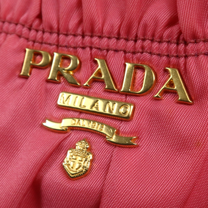 PRADA 尼龍2 Way Shoulder Bag金扣手挽肩背兩用袋-9