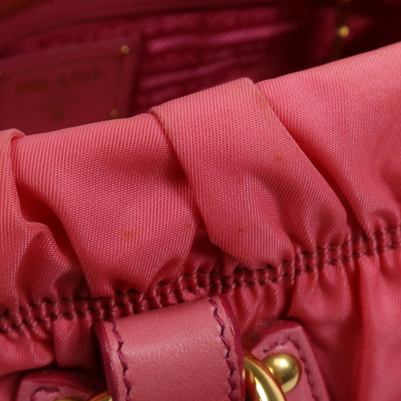 PRADA 尼龍2 Way Shoulder Bag金扣手挽肩背兩用袋-12