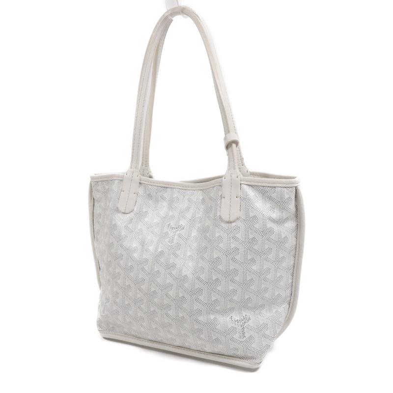 GOYARD 塗層帆布Anjou Mini Bag銀扣肩背袋-2