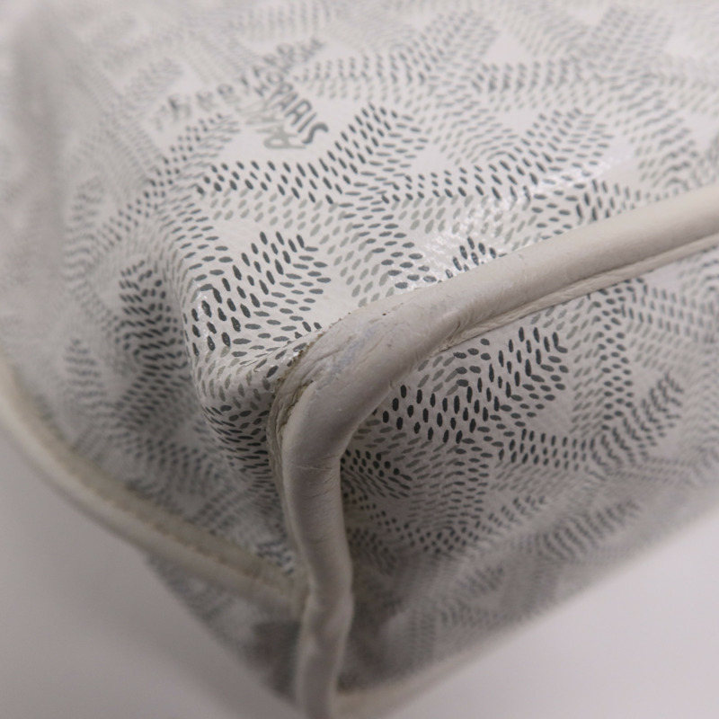 GOYARD 塗層帆布Anjou Mini Bag銀扣肩背袋-9