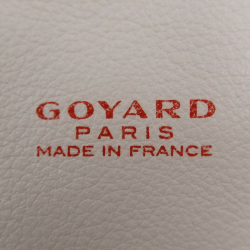 GOYARD 塗層帆布Anjou Mini Bag銀扣肩背袋-11